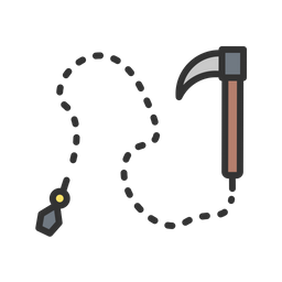 Chain Sickle  Icon