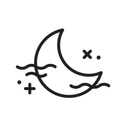 Half Moon  Icon