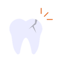 Dente quebrado  Ícone