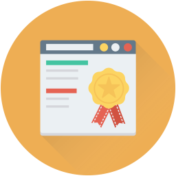 Web certificada  Ícone