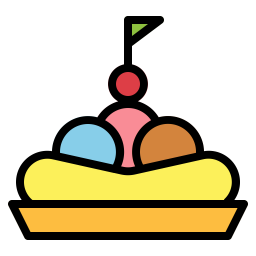 Banana split  Icon