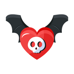 Corazón de murciélago  Icono