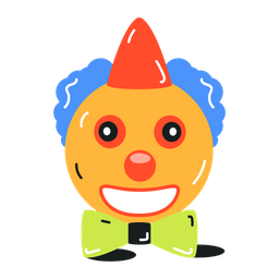 Clown Cartoon  Icon