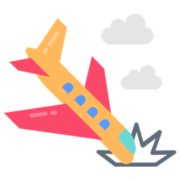 Airplane accident  Icon