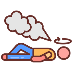 Carbon monoxide poisoning  Icon