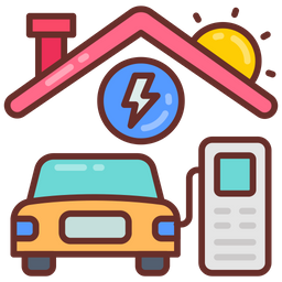 Ev home alert charging  Icon