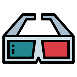 3D glasses  Icon