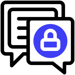 Chat Security  Icon