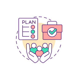 Employee integration plan  Icon