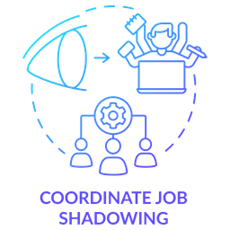 Coordinate job shadowin  Icon