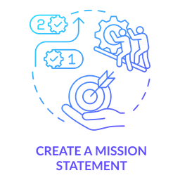 Create mission statement  Icon