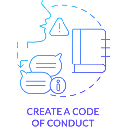 Create code of conduct  Icon