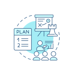 Apresentar o plano do projeto às partes interessadas  Ícone