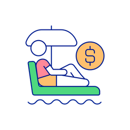 Paid leave  Icon