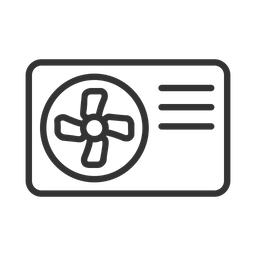 Air source heat pump  Icon