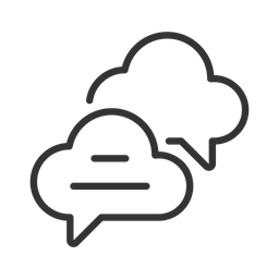 Cloud based live chat  Icon