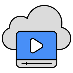 Cloud Video  Icon