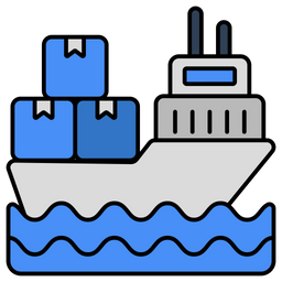 Cargo Boat  Icon