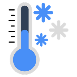 Temperatura fria  Ícone