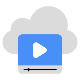 Cloud Video  Icon