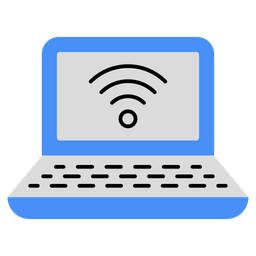 Connected Laptop  Icon