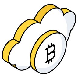 Cloud Bitcoin  Icon