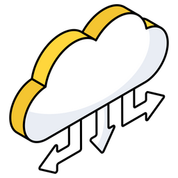 Cloud Arrows  Icon