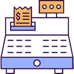 Caixa registradora  Ícone