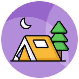 Camping tent  Icon