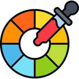 Roda de cores  Ícone