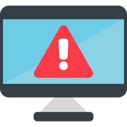 Computadora de alerta  Icono