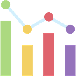 Gráfico de barras  Ícone