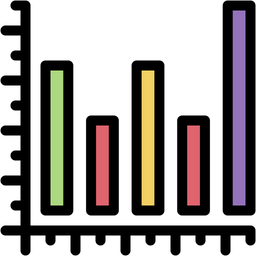 Gráfico de barras  Icono