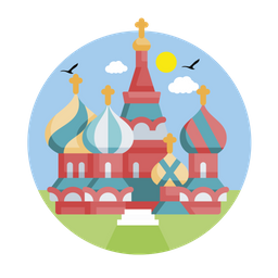 러시아 모스크바 기념물 아이콘