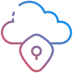 Cloud security  Icon