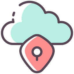 Cloud security  Icon