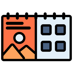 Desk calendar  Icon