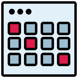 Digital calendar  Icon