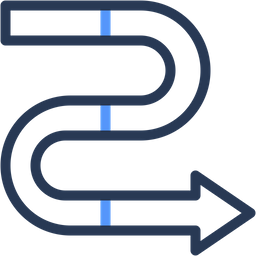 Arrow Chart  Icon