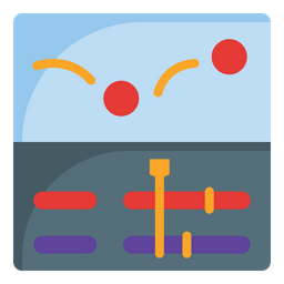 Gráfico de movimento  Ícone