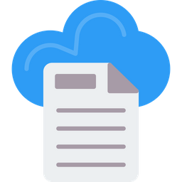 Cloud File  Icon