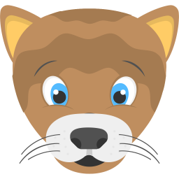 Animated Baby Lion Icon