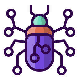 Digital Bug  Icon