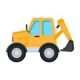 Backhoe Loader  Icon