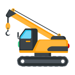 Bulldozer Crane  Icon