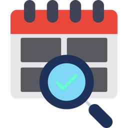 Calendar Search  Icon