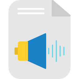 Audio File  Icon