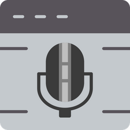 Browser Microphone  Icon