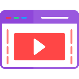 Browser Video  Icon