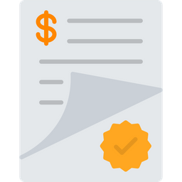 Approve Invoice  Icon